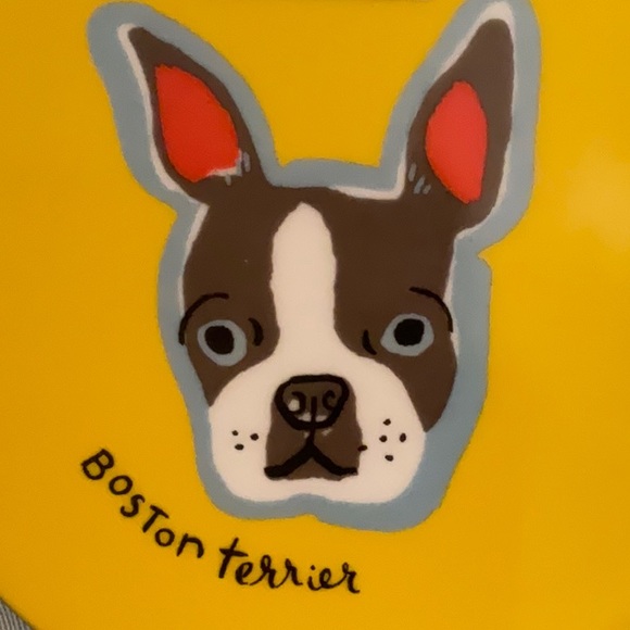 BFF Boston terrier ceramic coaster - Picture 3 of 7